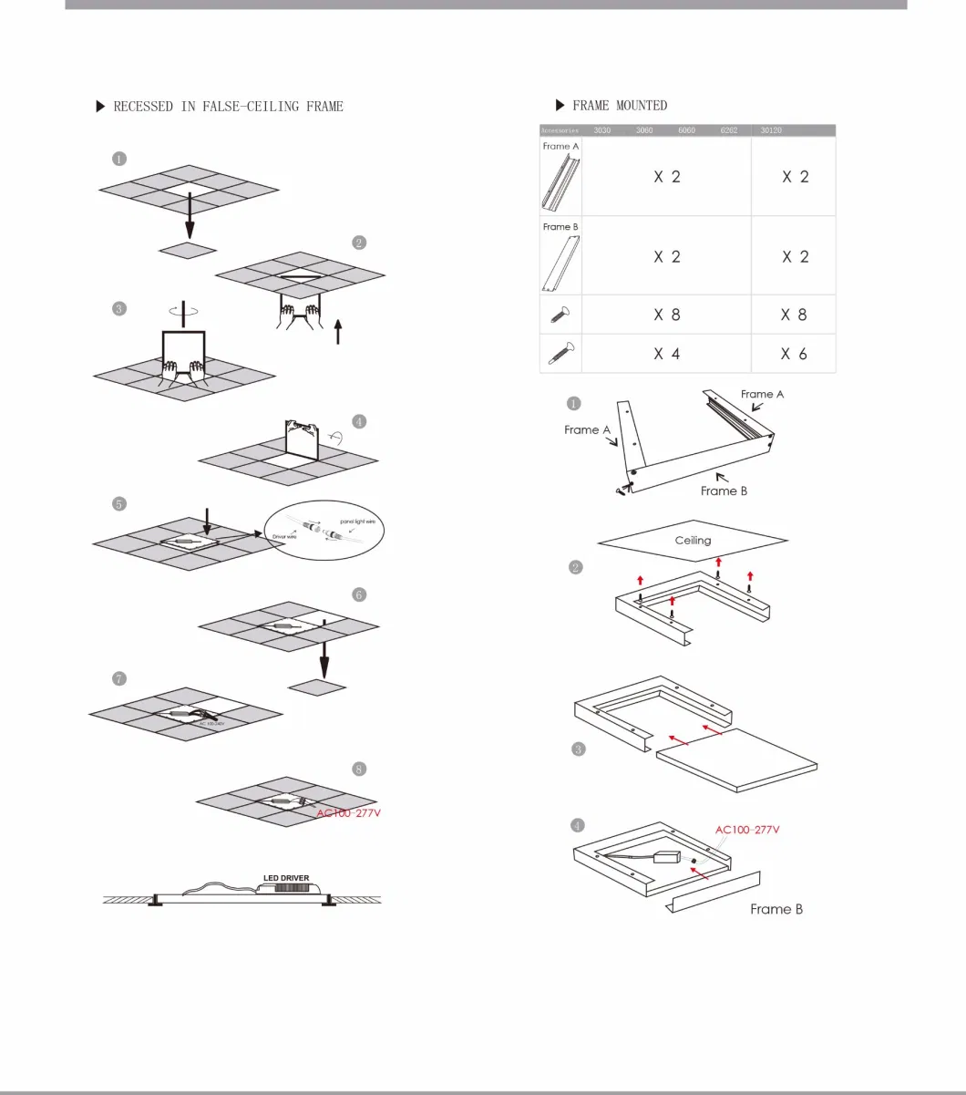 9mm Slim LED Ceiling Panel with Triac Dimmable Driver